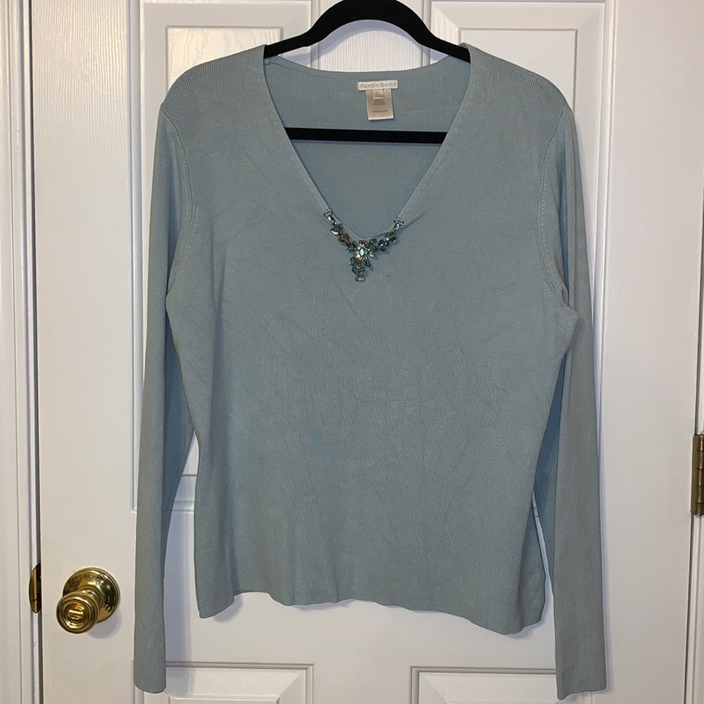 Austin Reed Long Sleeve sweater V- neck